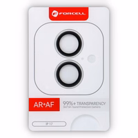 Forcell Premium Camera Lens Karastatud klaas - jaoks iPhone 17 hõbedane
