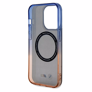 BMW Gradient Bumper MagSafe чехол для iPhone 15 Pro Max - серый