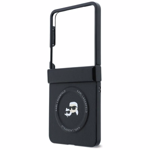 Must Karl Lagerfeld Karl & Choupette Pins MagSafe ümbris Samsung Galaxy Z Flip8 telefonile