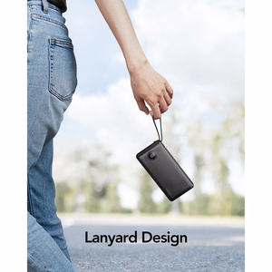 Powerbank Veger C10 (W1116) 10000 mAh with built-in Micro-USB cables / Typ C / Lightning must