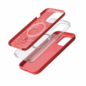 Crong Color Cover Magnetic MagSafe ümbris seadmele iPhone 15 Pro Max, roosa