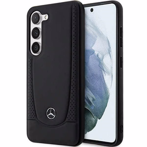 Mercedes Leather Urban ümbris jaoks Samsung Galaxy S23 - must