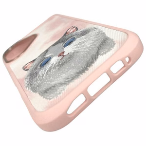 Nimmy Big Eyed Pet 2.0 Cat Ümbris jaoks iPhone 16 - Roosa