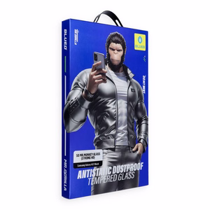 Mr. Monkey Glass (Strong HD) 5D karastatud kaitseklaas Apple iPhone 18 Pro Max jaoks, must