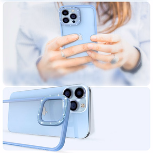 Kingxbar Sparkle seeria ümbris iPhone 13 Pro kristallidega tagakate sinine