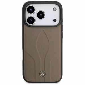Mercedes Leather The Move MagSafe Ümbris jaoks iPhone 17 Pro - Beige