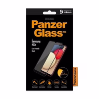 PanzerGlass E2E Super+ antibacterial karastatud klaas jaoks Samsung Galaxy A02s - with must raamiga