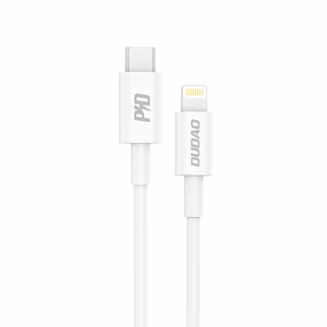 Dudao L6X USB-C - Lightning PD 20W 1m Kaabel - valge