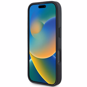 Mercedes MB sinine Line Leather MagSafe iPhone 16 Ümbris - must