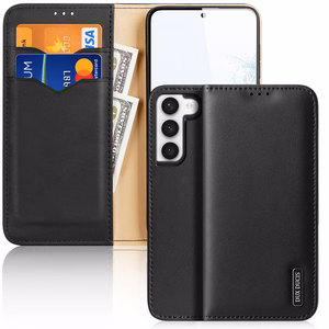 Dux Ducis Hivo чехол Samsung Galaxy S23+ флип-чехол кошелёк подставка RFID блокировка чёрный