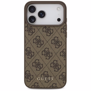 Guess 4G Classic ümbris mudelile iPhone 17 Pro Max / 18 Pro Max – pruun