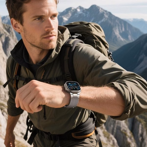 TECH-PROTECT MILANO VANGUARD APPLE WATCH 8 / 9 / 10 / 11 / SE / ULTRA (44 / 45 / 46 / 49 MM) TITANIUM