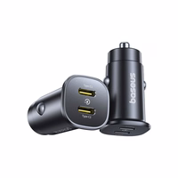 Car laadija Baseus GoTrip 2xUSB-C 30W must C00072300123-01