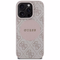 Guess 4G Circle Classic Logo MagSafe ümbris jaoks iPhone 16 Pro Max - roosa