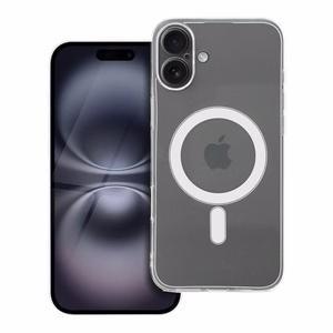 CLEAR Ümbris 2 mm jaoks IPHONE 16 Plus compatible koos MagSafe (camera protection) läbipaistev
