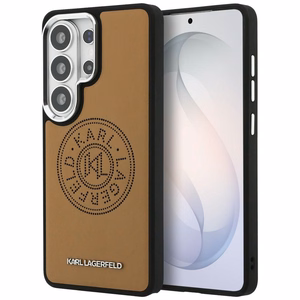 Karl Lagerfeld ümbris Perforated KL MagSafe Samsung Galaxy S26 Ultra pruun