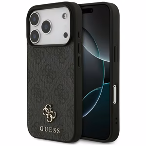 Guess 4G Small Classic Logo MagSafe ümbris jaoks iPhone 17 Pro - must
