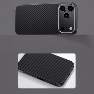 Чехол Benks Magnetic Armor Pro Kevlar с металлической рамкой 600D (A068) для Iphone 17 Air, черный (кнопка управления камерой)