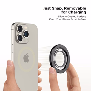 Tech-Protect MMR300 magnetic hoidja/ring koos MagSafe - must