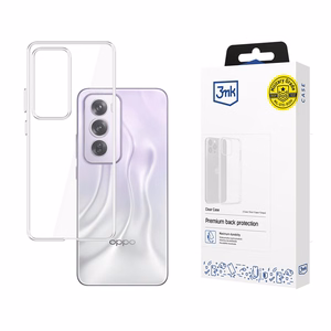 3mk Clear Ümbris jaoks Oppo Reno 12 - läbipaistev