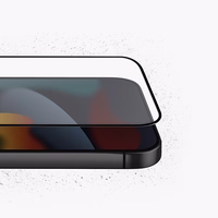 Uniq Optix Matte frosted Karastatud klaas jaoks iPhone 14 / 13 / 13 Pro with applicator