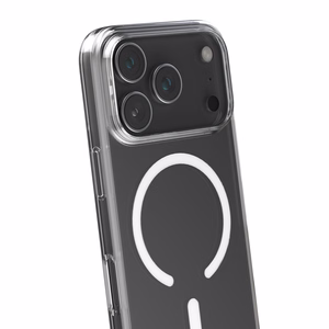 Puro 0.3 MAG Ultra-Slim TPU Ümbris Compatible with MagSafe jaoks iPhone 17 Pro - Läbipaistev