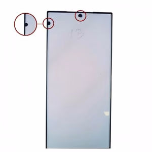 LCD ekraan, ühilduv Samsung S918 S23 Ultra, must (Uuendatud: Telemax) (Defektidega 13)