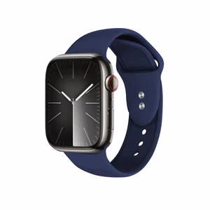 Crong Liquid rihm Apple Watch 44 / 45 / 46 / 49 mm kellale, tumesinine
