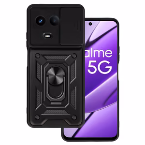 Slide Camera Armor Ümbris jaoks Realme 11 5G Must