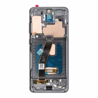 LCD Display jaoks SAMSUNG S20 4G hall SOFT OLED with frame