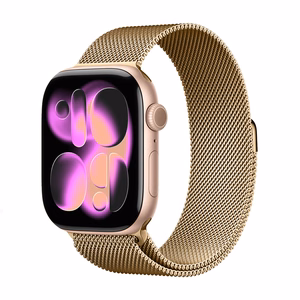 Crong Milano Steel roostevabast terasest rihm Apple Watchile 38/40/41/42 mm, roosakuldne