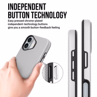 Perfectionists Triangle Mag Ümbris iPhone 15 hõbedane