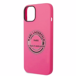 Karl Lagerfeld KLHCP14MSRSGRCF iPhone 14 Plus 6.7 "hardcase roosa / roosa Silicone RSG