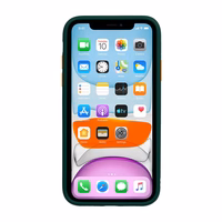 Vennus Color Button Bumper jaoks Samsung Galaxy A20S Roheline