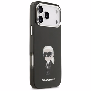 Karl Lagerfeld IML Aquarelle Karl & Logo MagSafe Ümbris jaoks iPhone 17 Pro Max - must