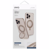 Uniq Swivix 360 Rotating Kickstand Ümbris jaoks iPhone 16 Pro Max - Kuldne