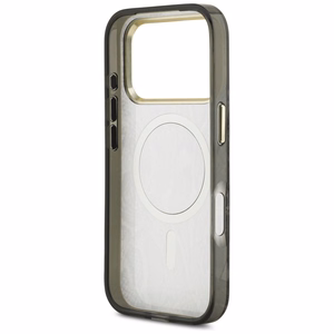 Guess Python Pattern MagSafe Чехол для iPhone 17 Pro - чёрный