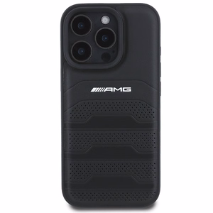 AMG Leather Debossed Lines must Logo iPhone 16 Pro Max Ümbris - must
