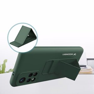 Wozinsky Kickstand Case silikoonist ümbris koos statiiviga Xiaomi Poco M4 Pro 5G tumesinine
