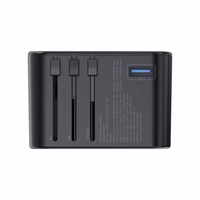 Universal Travel Laadija Choetech PD5009 65W 2xUSB-C/USB-A must