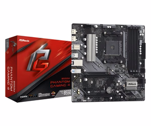 Emaplaat ASROCK B550M Phantom Gaming 4 AMD B550 SAM4 DDR4 MicroATX