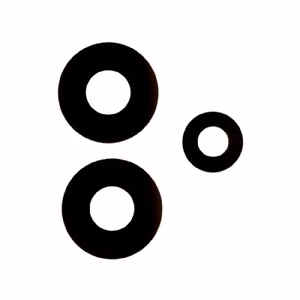 Rear Camera Lens Ühildub Xiaomi Redmi Note 12 4G rear camera lens (3pcs)