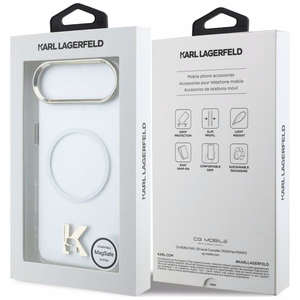 Karl Lagerfeld IML K Head Logo MagSafe Ümbris for iPhone Air - Clear