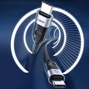 Orico CC240 USB-C–USB-C PD, 240 W, 480 Mbps kaabel, 1,5 m – must