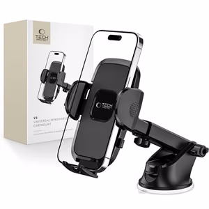 Tech-Protect V3 Car Phone Hoidja jaoks Windshield/Cockpit - must