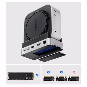 Orico MiniDock 10-in-1 dokkimisjaam SSD kõvaketta pesaga - hõbedane