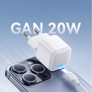 Laadija Joyroom TCG08 valge GaN (USB-C / 20W)