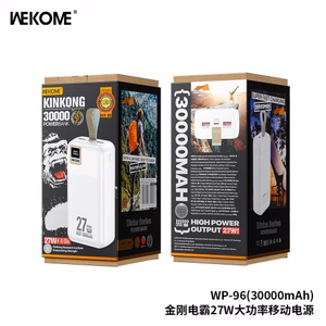 Akupank WK Design „WP-96“ valge 30000mAh (27W)