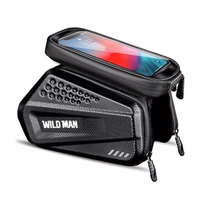 WILDMAN reisikott jalgratta raamile lukuga, 1,2L (4"-7"), ES6, must