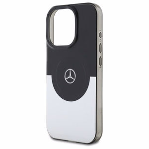 Mercedes Double Layer BiColor MagSafe ümbris jaoks iPhone 16 Pro - hõbedane